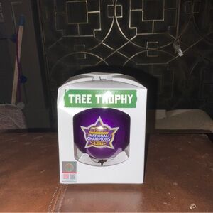 LSU Women’s Basketball 2023 National Champions Tree Trophy Ornament